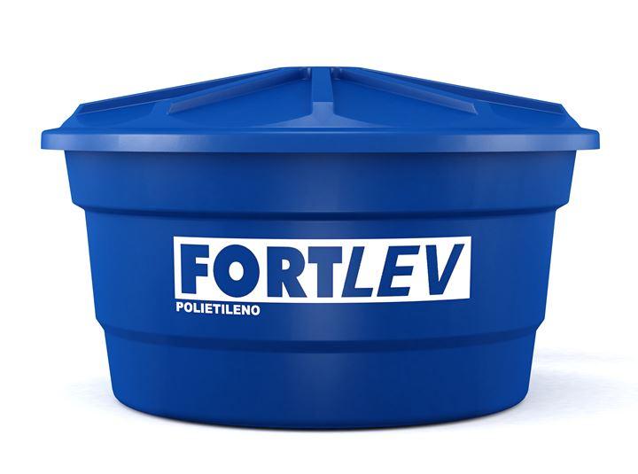 CAIXA D AGUA POLIETILENO 500L C/TAMPA FORTLEV